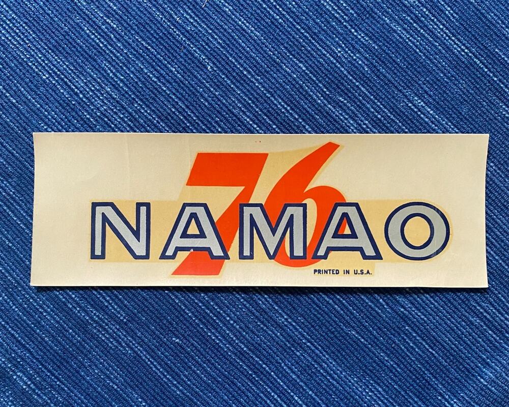 Vintage Union 76 Oil Namao Alberta Canada Decal Gas Station Travel Souvenir